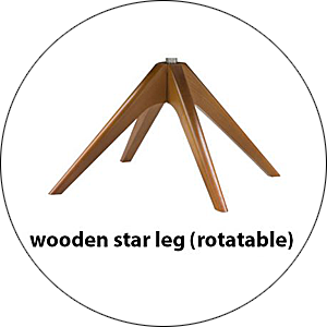 't Anker Voet Wooden Star Leg