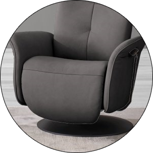 Himolla Relaxfauteuil 7356 Afwerking