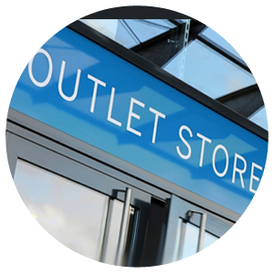 horsten outlet ingang witte rand